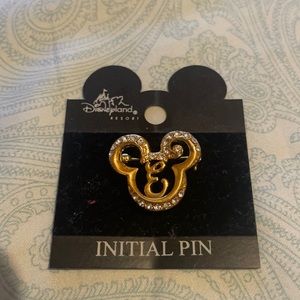 Disney Mickey Initial Pin “E”